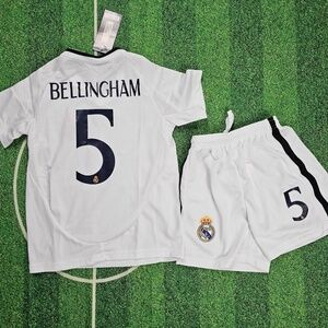 Real Madrid Kids Soccer Jersey Kit YouthReal Madrid  jersey/ Jersey and Shorts